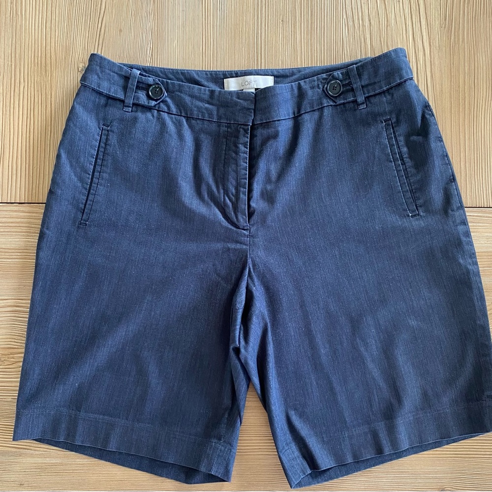 Loft dark chambray size 12 shorts